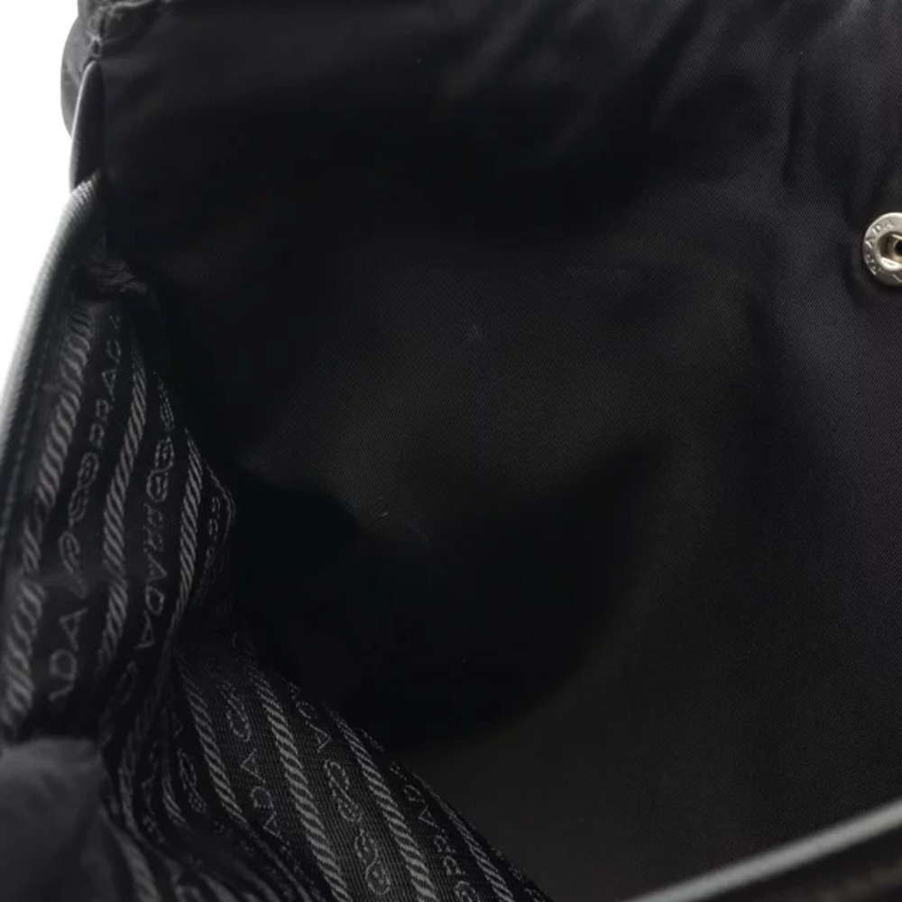 Prada Shoulder Bag Saffiano Leather Black - Picture 8 of 8
